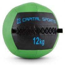 Capital Sports Wallba 12, zelený, 12 kg, wall ball, syntetická koža