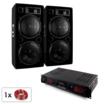 Electronic-Star SPL Bluetooth MP3, PA set, 2 x 15&quot; reproduktor + zosilňovač 2000 W