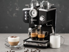 Kávovar Delimano Espresso Deluxe Noir